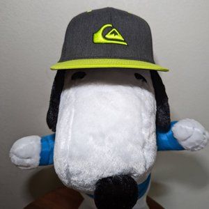 Quiksilver Black/Neon Green Flexfit Hat